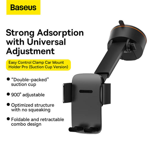Car glass suction mount phone holder
